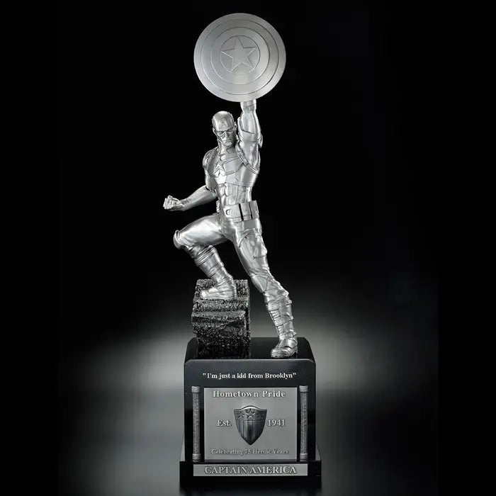 Limited Edition 75th Anniversary Captain America Pewter Replica