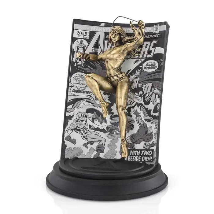 Limited Edition Black Widow Avengers Volume 1 Pewter Figurine - Gold