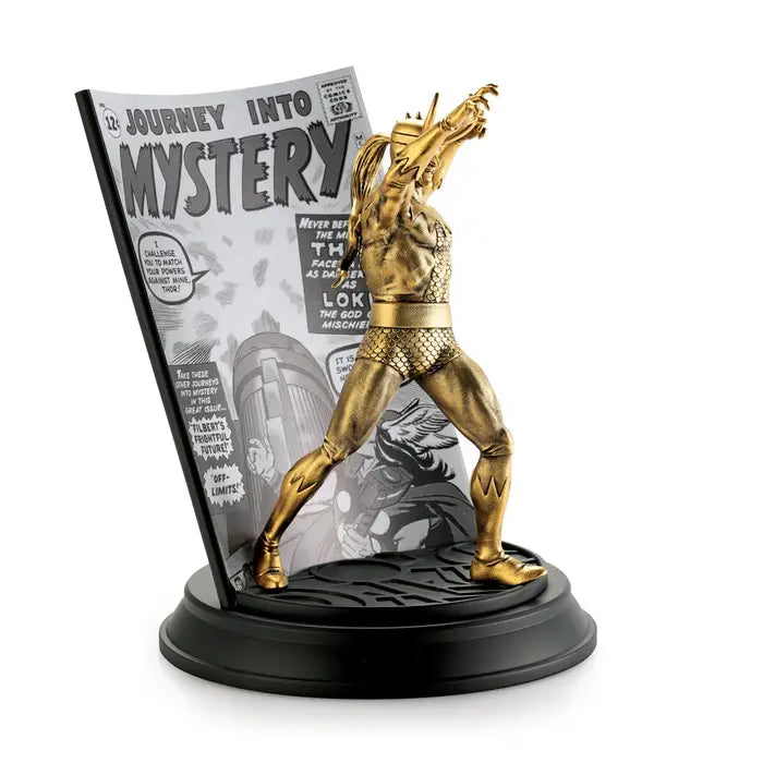 Limited Edition Gilt Loki Journey into Mystery Pewter Figurine - Gold