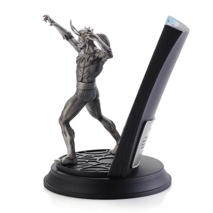 Limited Edition Gilt Loki Journey into Mystery Pewter Figurine - Silver