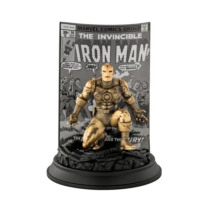 Limited Edition Gilt The Invincible Iron Man Pewter Figurine - Gold