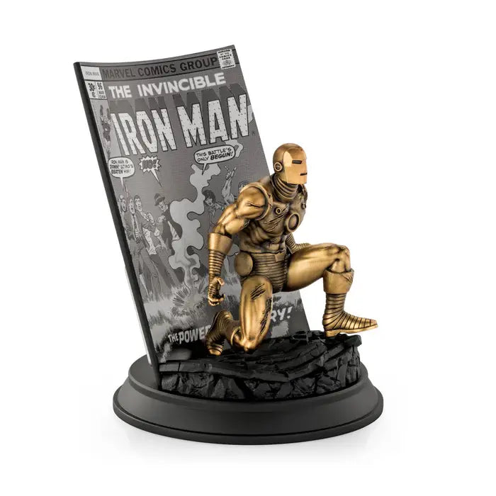 Limited Edition Gilt The Invincible Iron Man Pewter Figurine - Gold
