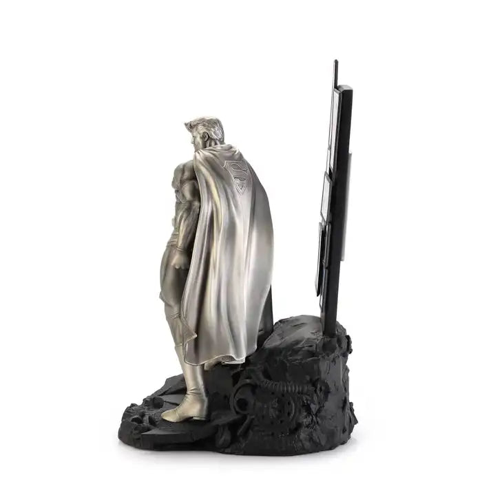 Limited Edition Silver Gilt Superman Pewter Figurine - The Dark Knight Returns