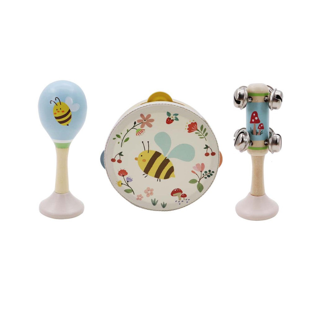 Little Music Makers - Wooden Bee Instrument - Set of 3