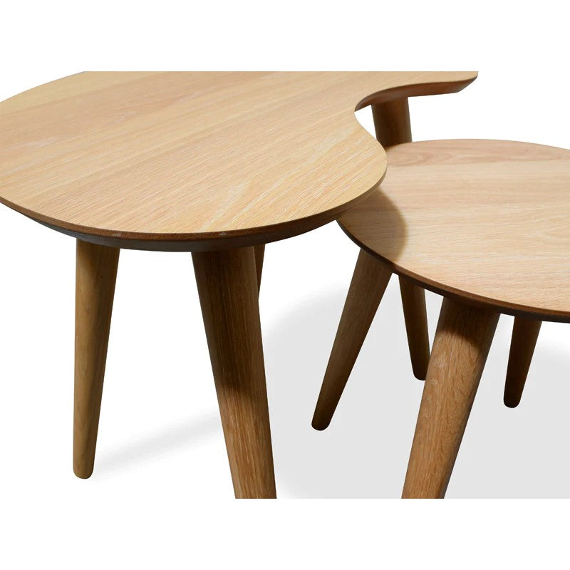 Little Wooden Side Table - Set of 2