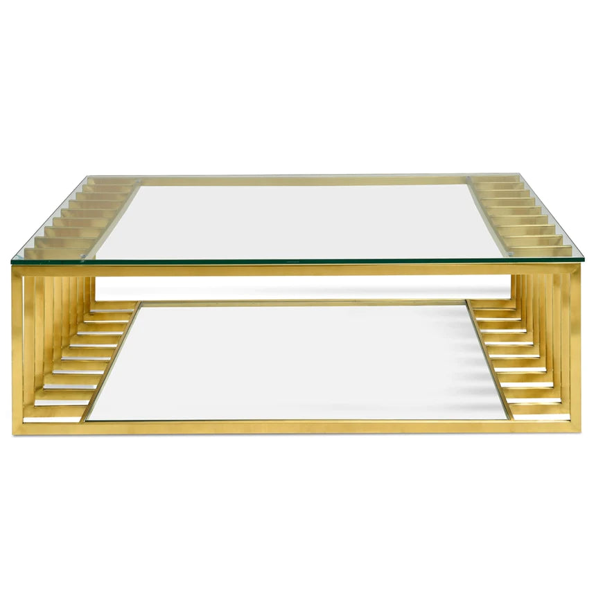 Live-Edge Steel Coffee Table 130cms