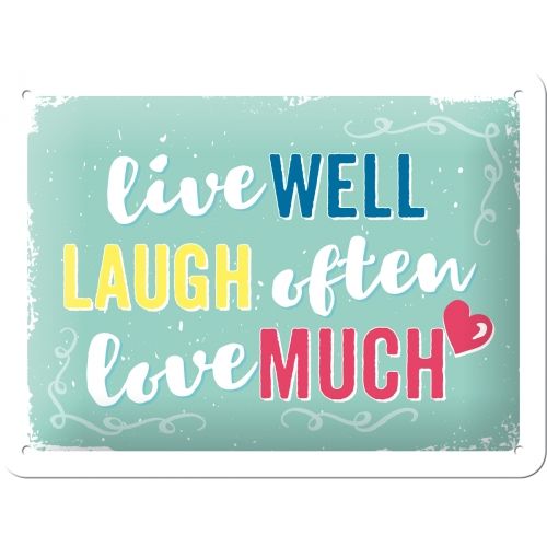 Live, Laugh, Love - Small Sign Board 15 x 20cm