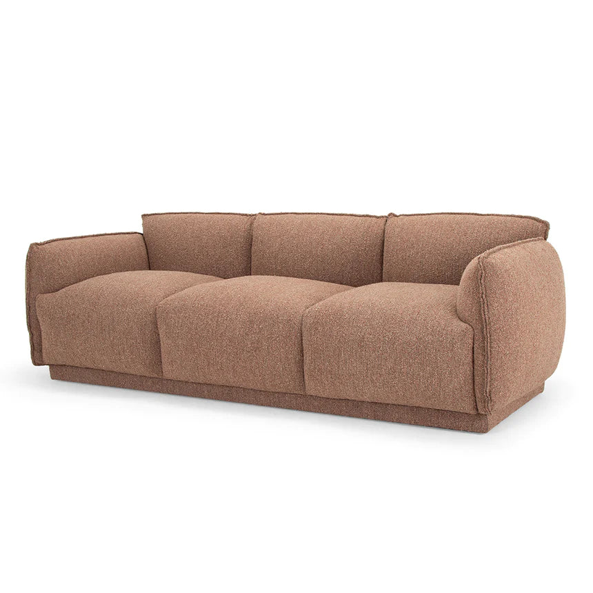 Living Room Harmony 4-Seater Sofa-Rustic Brown