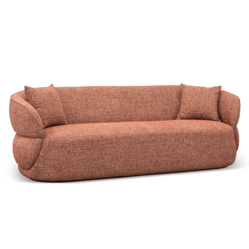 Living Space 3-Seater Sofa - Moss Rust Orange