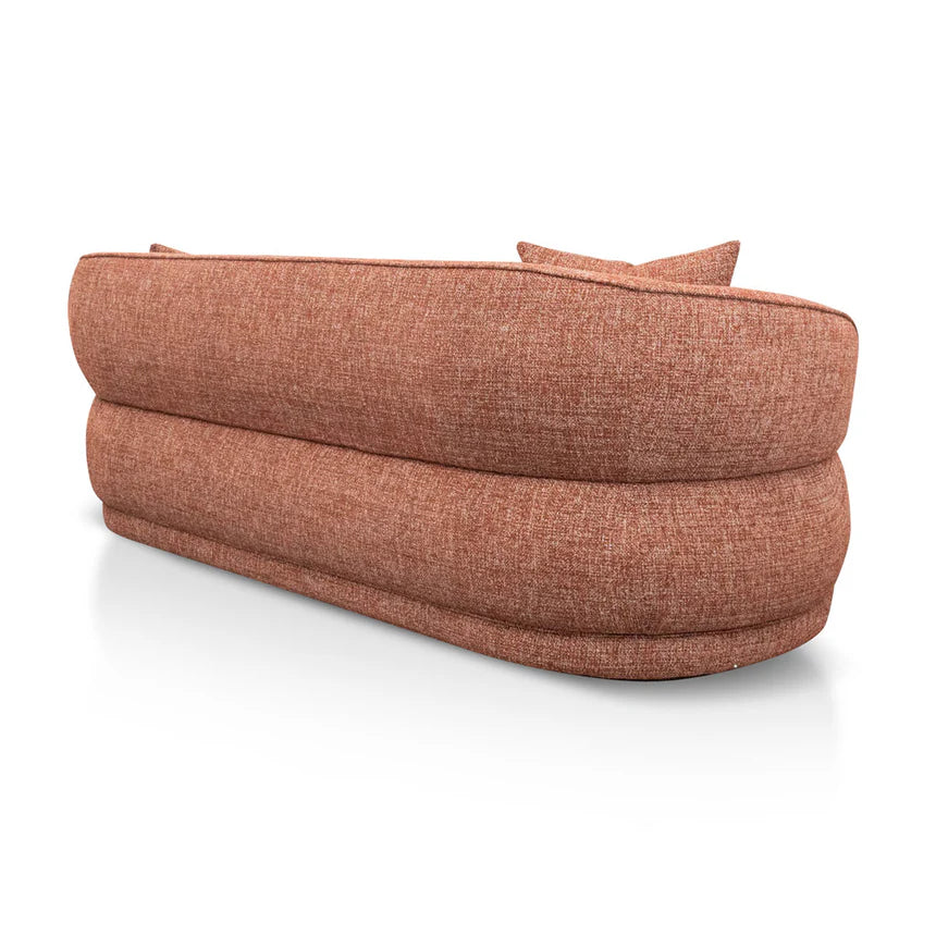 Living Space 3-Seater Sofa - Moss Rust Orange