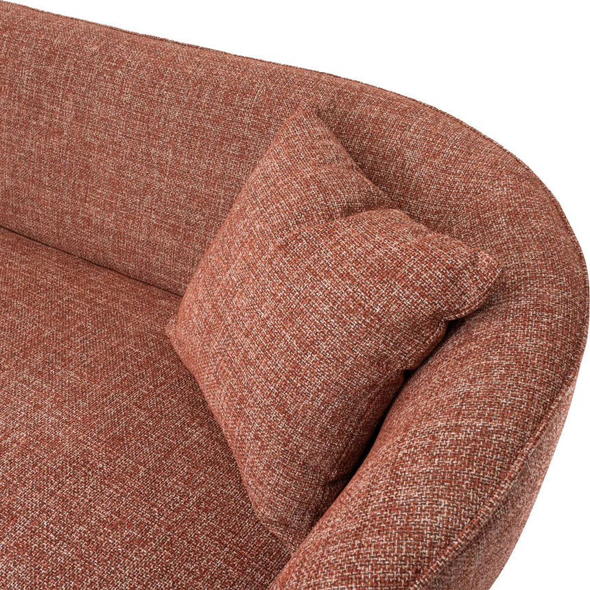 Living Space 3-Seater Sofa - Moss Rust Orange