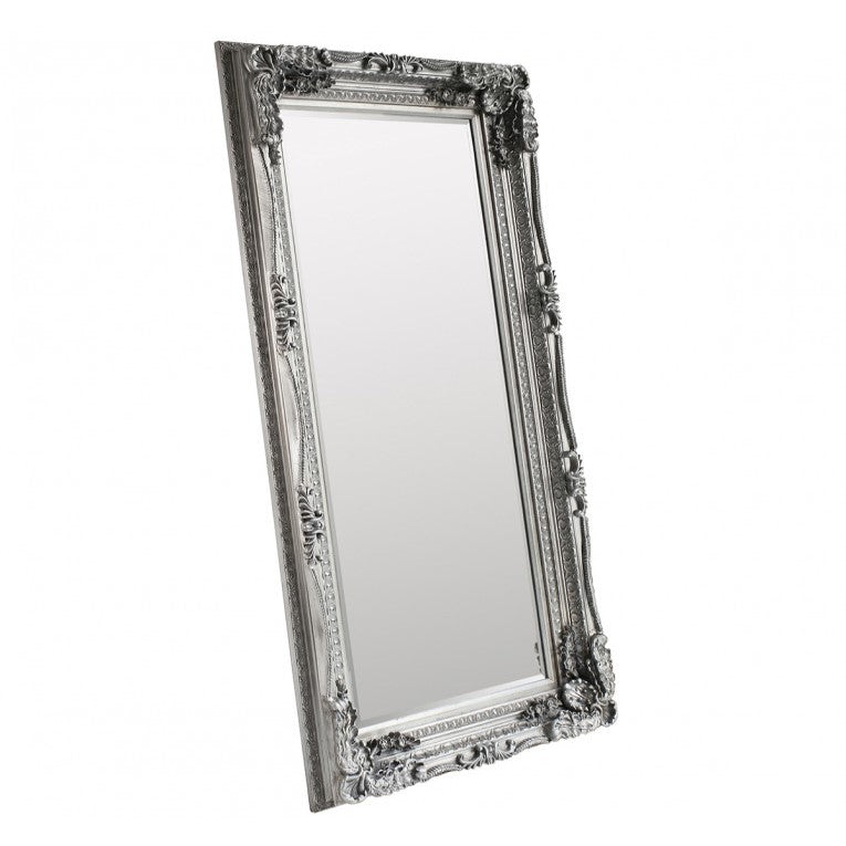 Carved Legacy Leaner Mirror 1.75M Silver