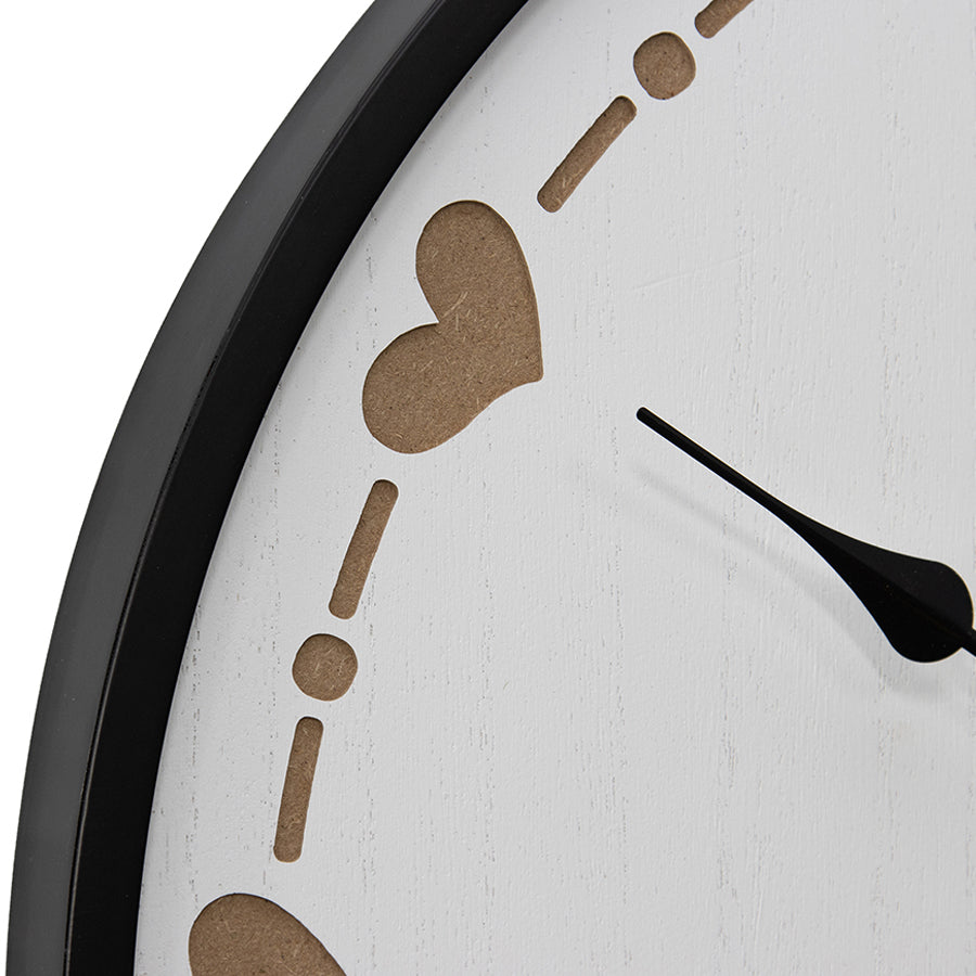 "Love Grows Here" Wall Clock 60cms