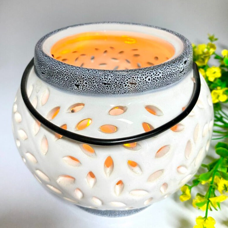 Luminous Ceramic Elegant Candle Lantern - Available in 2 Colors
