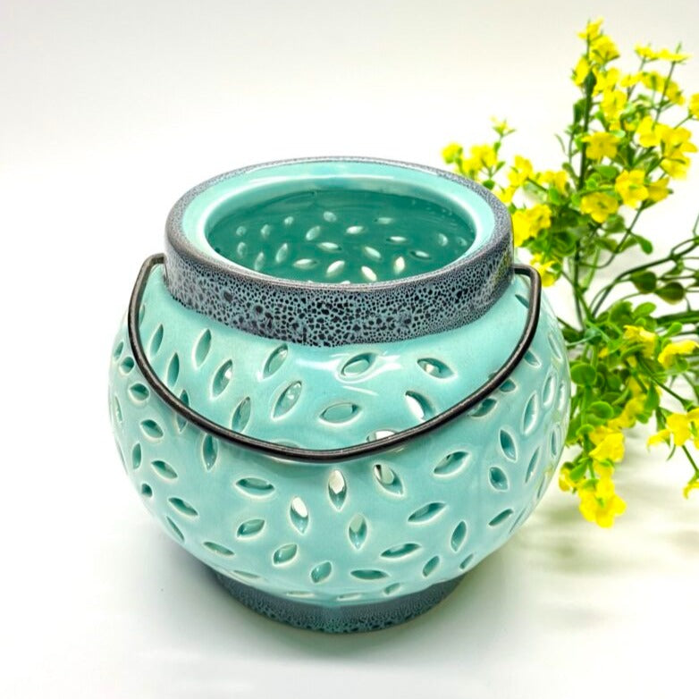 Luminous Ceramic Elegant Candle Lantern - Available in 2 Colors