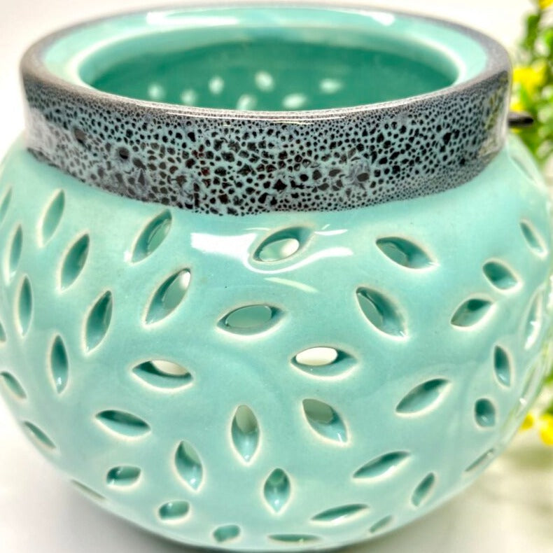 Luminous Ceramic Elegant Candle Lantern - Available in 2 Colors