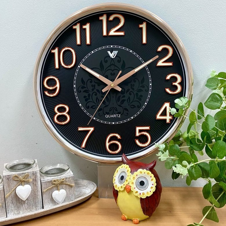 Luminous Digital Round Wall Clock 38cms (Available in 2 colors)