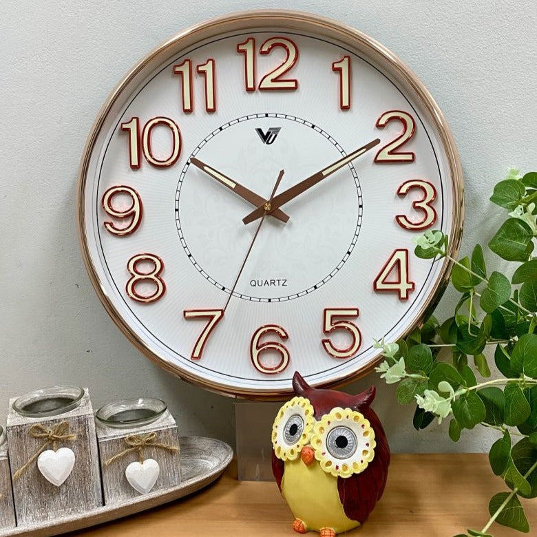 Luminous Digital Round Wall Clock 38cms (Available in 2 colors)