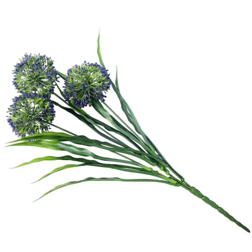 Lush Flowering Purple Hydrangea Stem 35cms