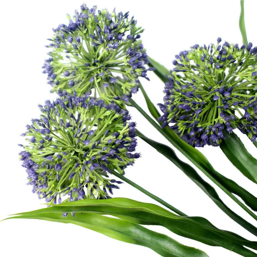 Lush Flowering Purple Hydrangea Stem 35cms