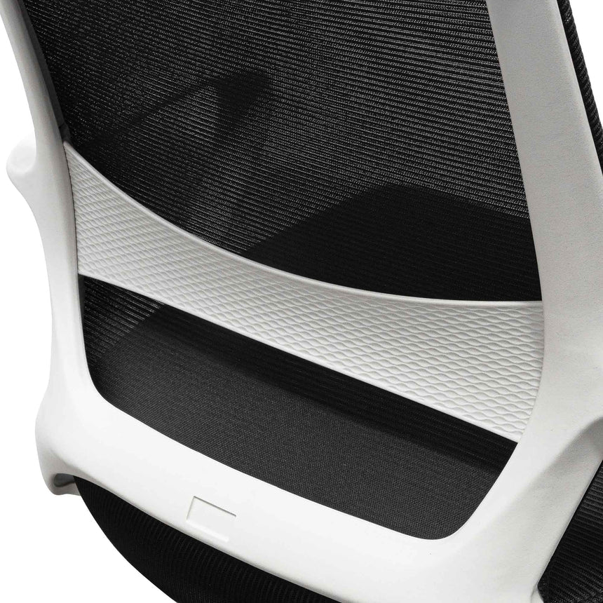 Luxurious Lounge Mesh Office Chair - Black (Set of 2)