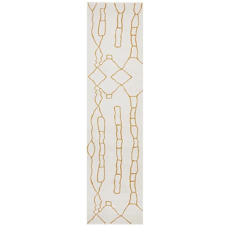 Luxurious Paradise Amy Gold Runner - 500 x 80cms