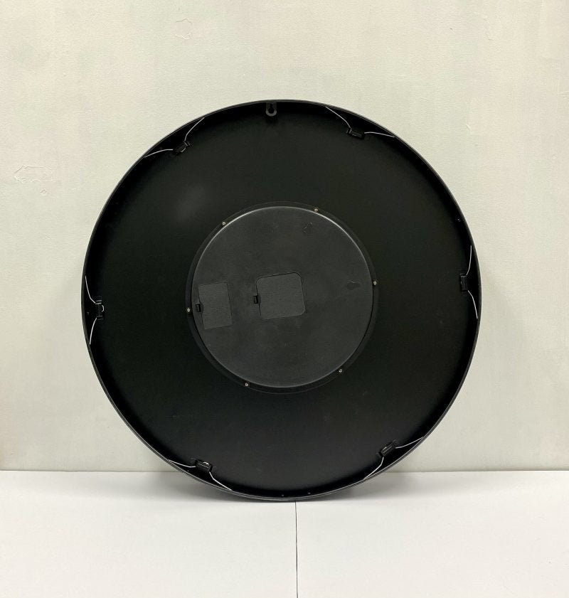 Luxurious Rotating Black Gears Clock 60cms