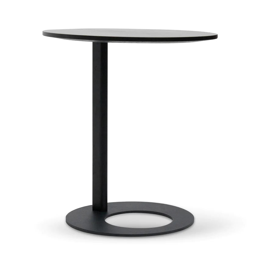 Luxury Metal Side Table 50cms - Black