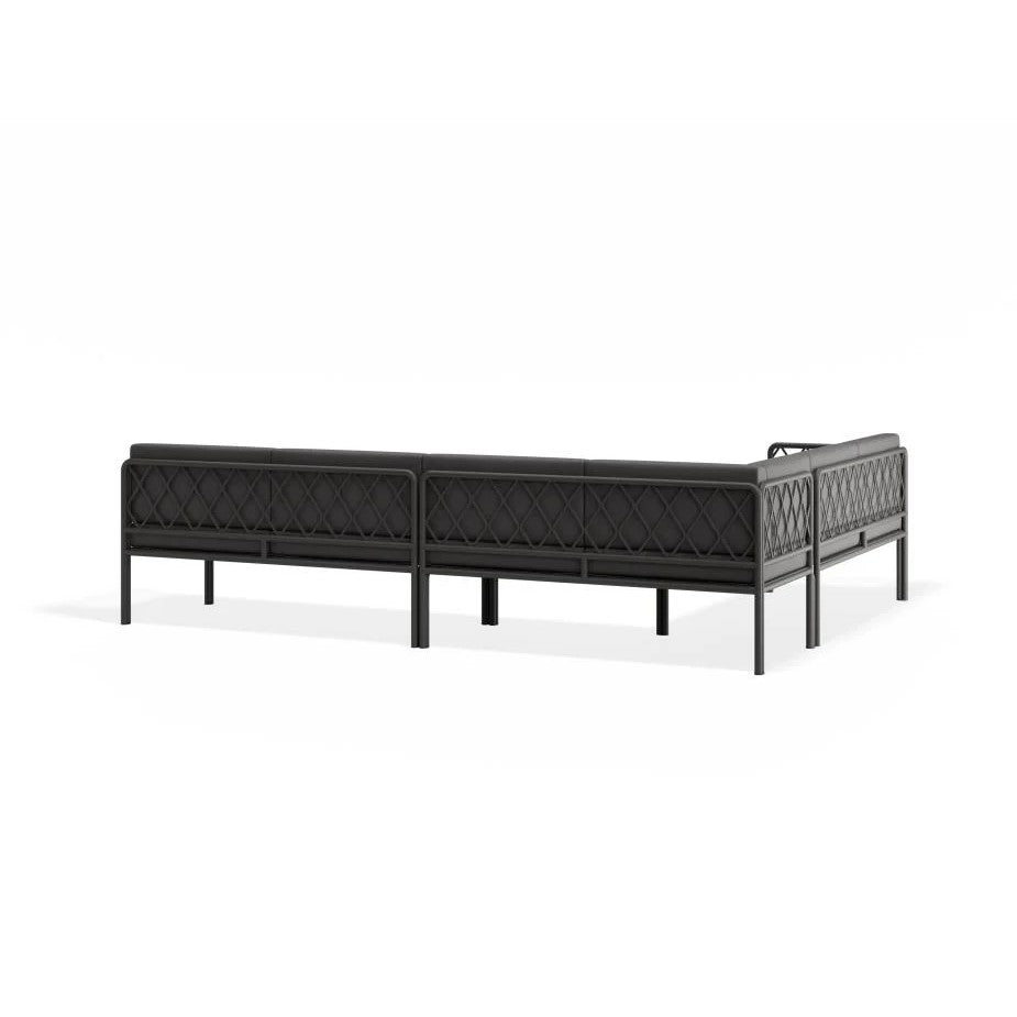 Luxury Outdoor Charcoal Right Corner Sofa - Granite Grey