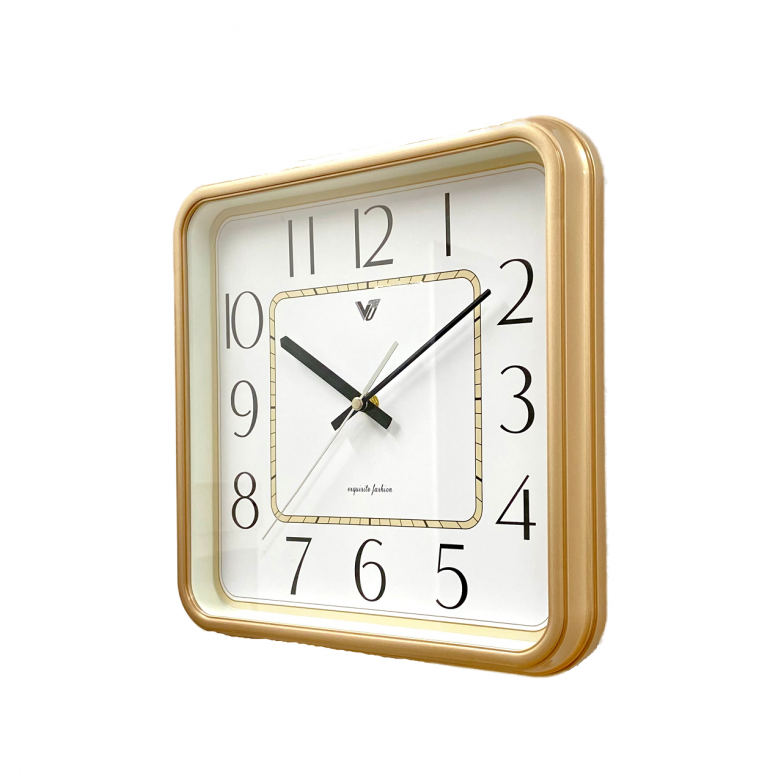 Luxury Premium Square Wall Clock 30.5cms - Available in 2 Colors