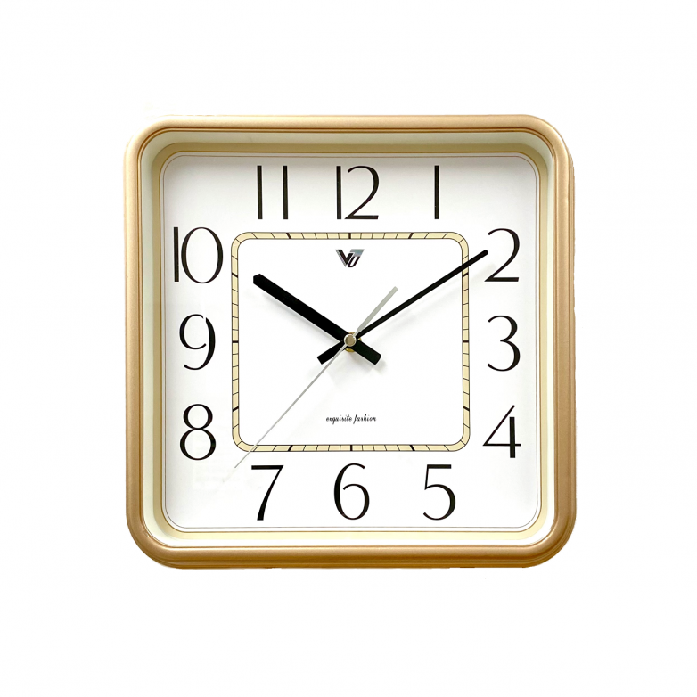 Luxury Premium Square Wall Clock 30.5cms - Available in 2 Colors