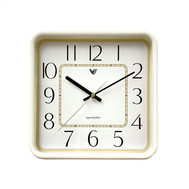 Luxury Premium Square Wall Clock 30.5cms - Available in 2 Colors