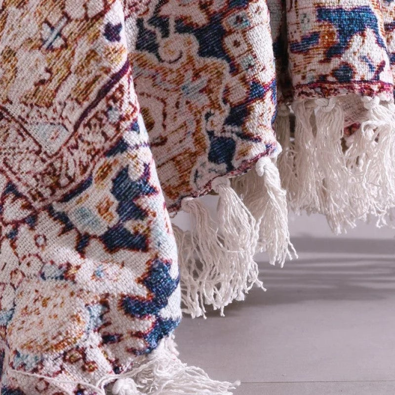 Luxury Rustic Look Designer Cotton Throw