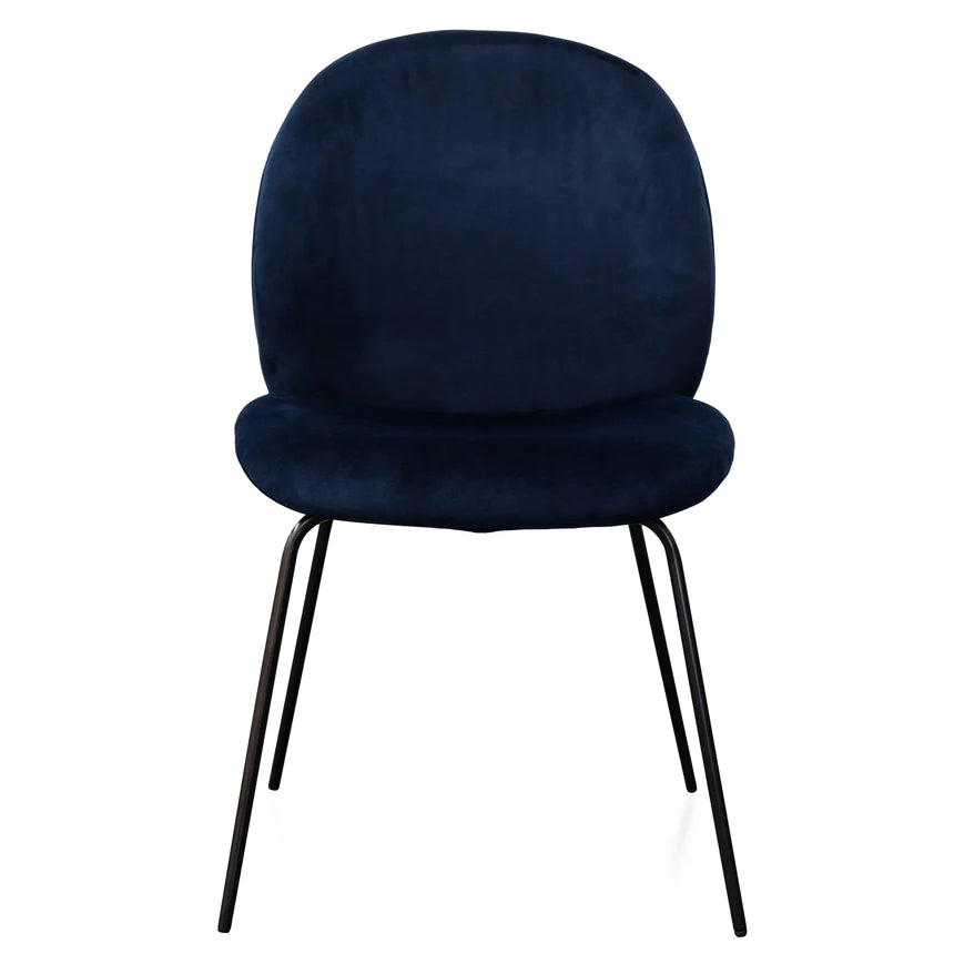 Luxury Velvet Dining Chair - Blue
