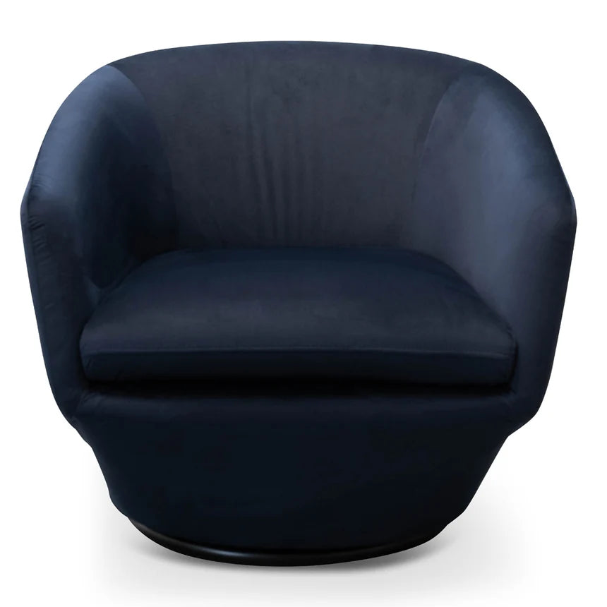 Luxury and Style Lounge Chair - Navy Velvet