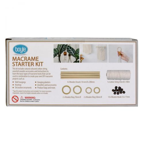 Macramé Crafting Boyle Starter Kit