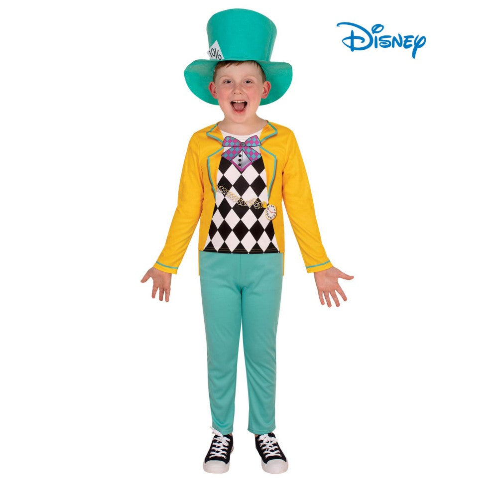 Mad Hatter Classic Child Boy's Costumes (Available in 2 Sizes)