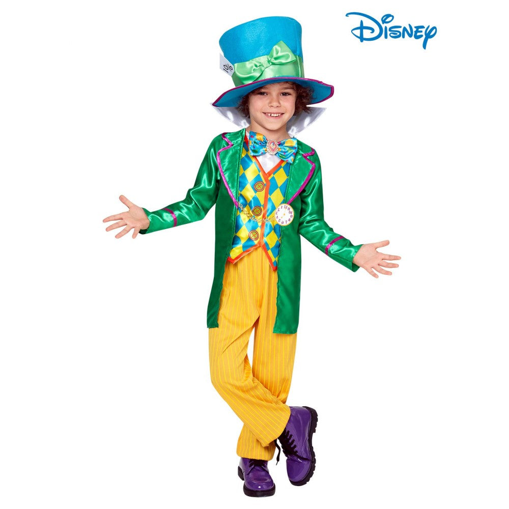 Mad Hatter Deluxe Child Boy's Costumes (Available in 2 Sizes) (LH)