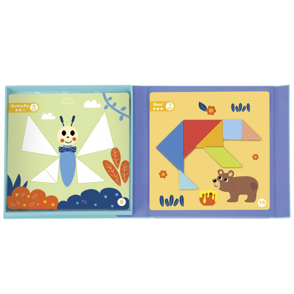 Magnetic Tangram Play Brainteaser Puzzle
