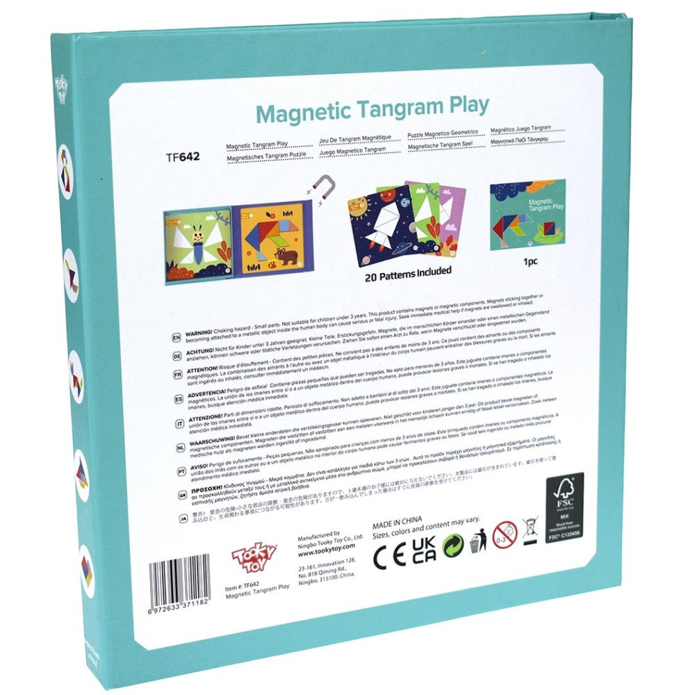 Magnetic Tangram Play Brainteaser Puzzle