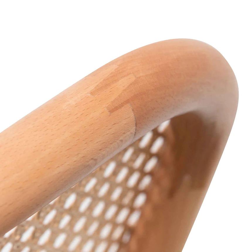 Mahogany Majesty Dining Chair - Natural