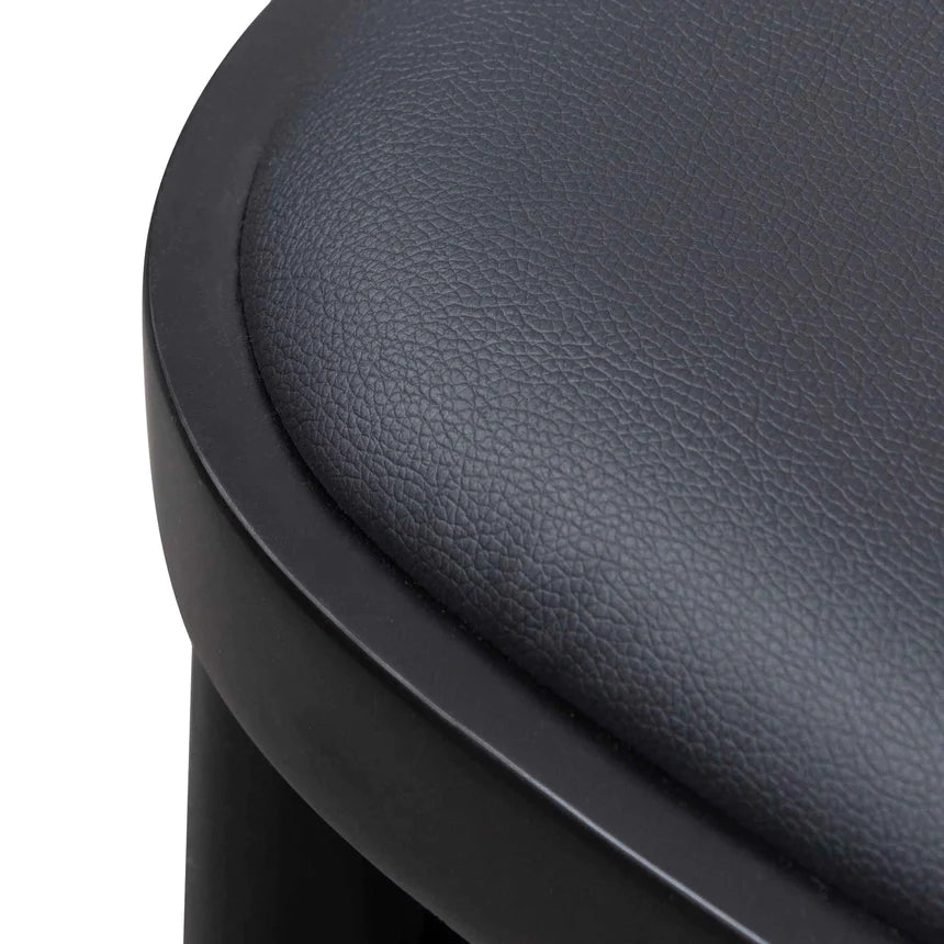 Mahogany Majesty Dining Chair - Black