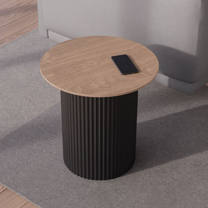 Mahogany Wooden Side Table 45cms (Available in 2 Colors)