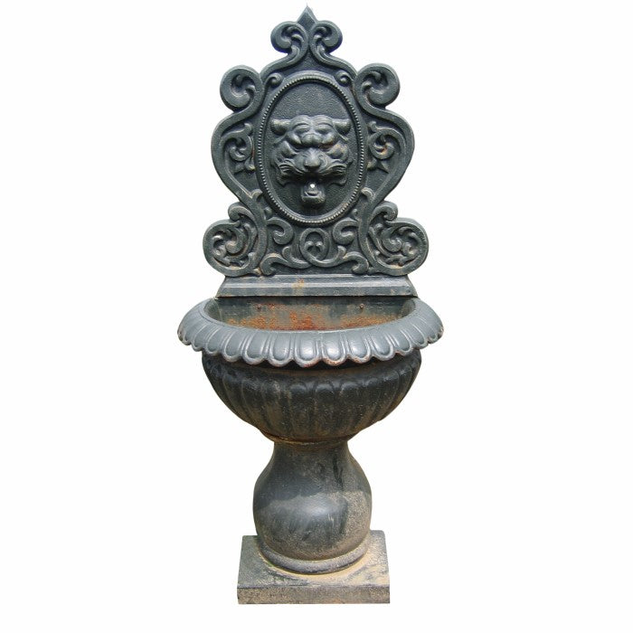 Majestic Lion Cast Iron Fountain (Pump Not Incl)