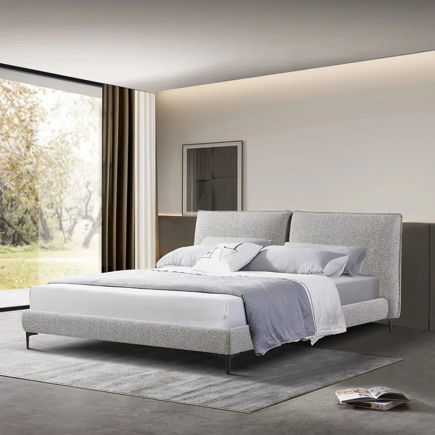 Majesty Bed Frame - Brown Boucle (King)