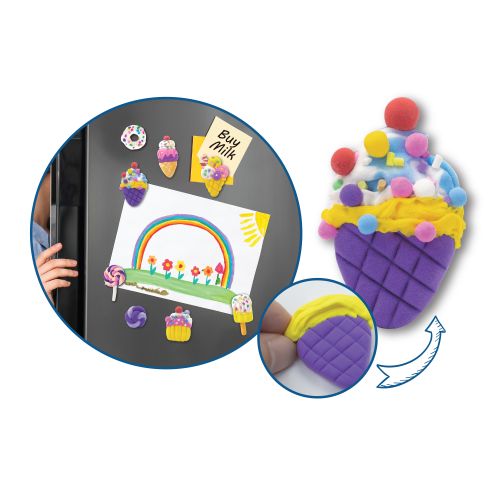 Make your own Light Clay Magnets - Desserts