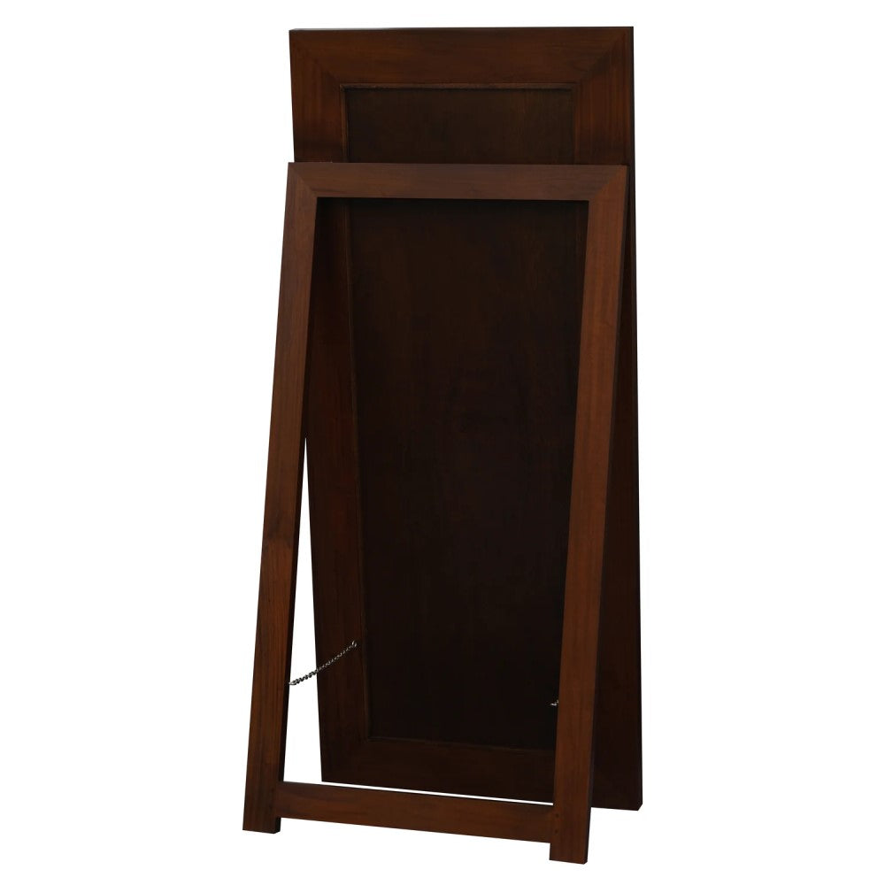 Manhattan Solid Mahogany Timber Wall Mirror - 65cms