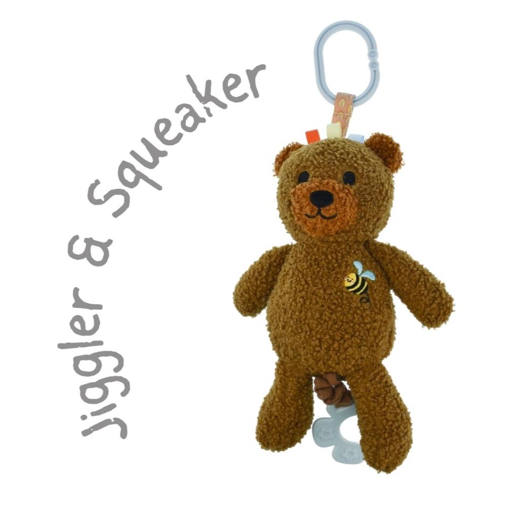 Maple Bear Jiggler Snuggle Buddy Playtime Delight