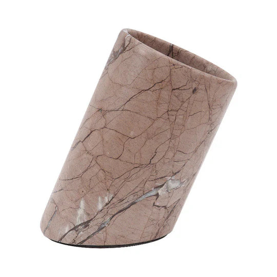 Marble Crossed Wine Chiller - Brown