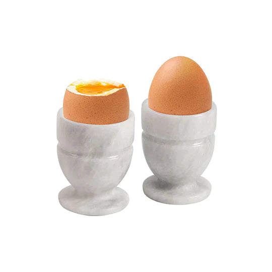 Marble Egg Cups Ensemble - Set of 2